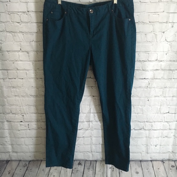 Apt. 9 Pants - Teal skinny leg modern fit Apt 9 pants 16